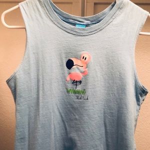 Paul Frank light blue tank